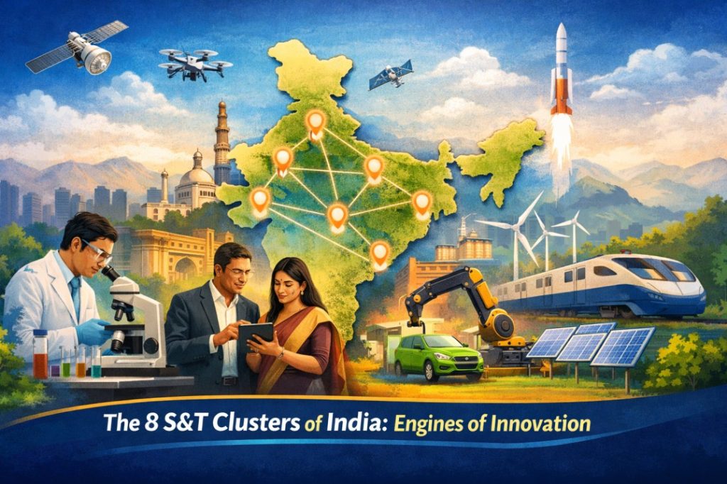 The 8 S&T Clusters of India: A National Map of Innovation