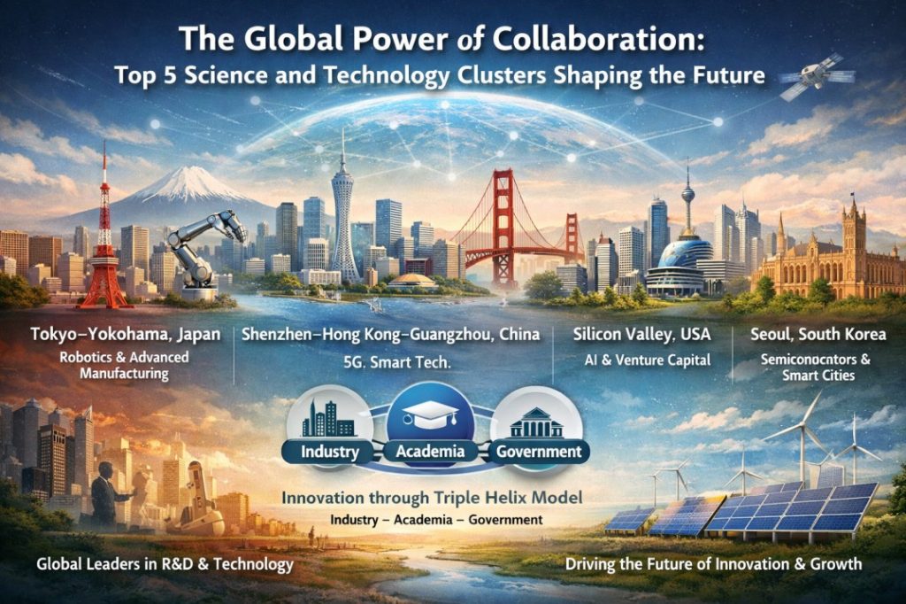 The Global Power of Collaboration: Top 5 Science and Technology Clusters Shaping the Future